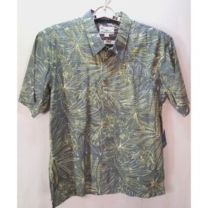 New Honolua Men's Dark Beauty Alohas Hawaiian Shirt, XL